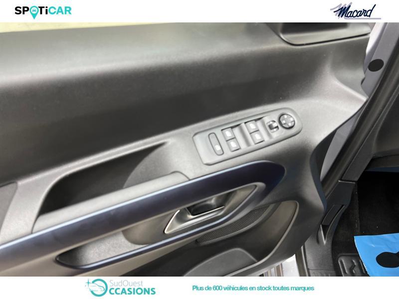 Photo 14 de l'offre de Peugeot Rifter Moteur électrique 136ch (100 kW) et batterie 50 kWh Standard Allure Pack à 33 290 € chez SudOuest Occasions