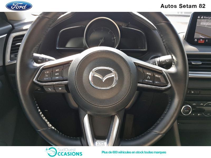 Photo 8 de l'offre de Mazda Mazda 3 2.2 SKYACTIV-D 150 Signature BVA à 16 480 € chez SudOuest Occasions