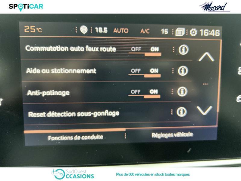 Photo 24 de l'offre de Peugeot 308 1.2 PureTech 130ch €6.c S&S Allure Business à 21 970 € chez SudOuest Occasions