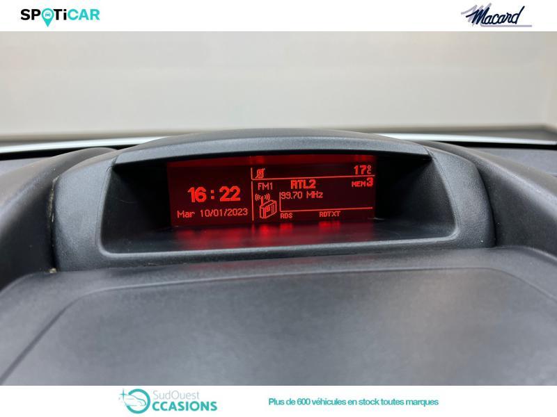 Photo 15 de l'offre de Peugeot Partner 121 L2 1.6 HDi 90 Cabine Approfondie Confort à 15 900 € chez SudOuest Occasions