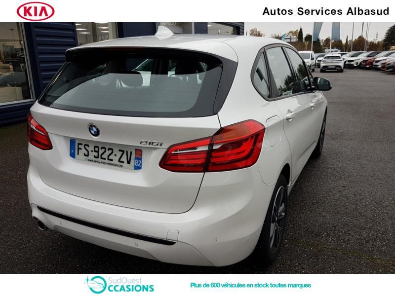 Photo 26 de l'offre de BMW Série 2 ActiveTourer 216i 109ch  Sport à 28 420 € chez SudOuest Occasions