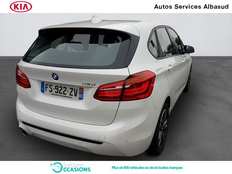 Photo 3 de l'offre de BMW Série 2 ActiveTourer 216i 109ch  Sport à 22 990 € chez SudOuest Occasions