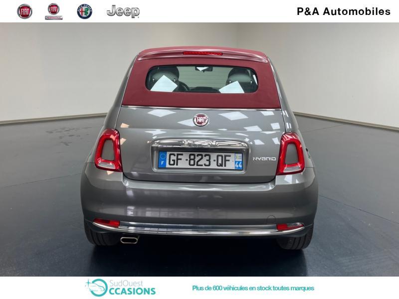 Photo 5 de l'offre de Fiat 500C 1.0 70ch BSG S&S Dolcevita à 16 890 € chez SudOuest Occasions