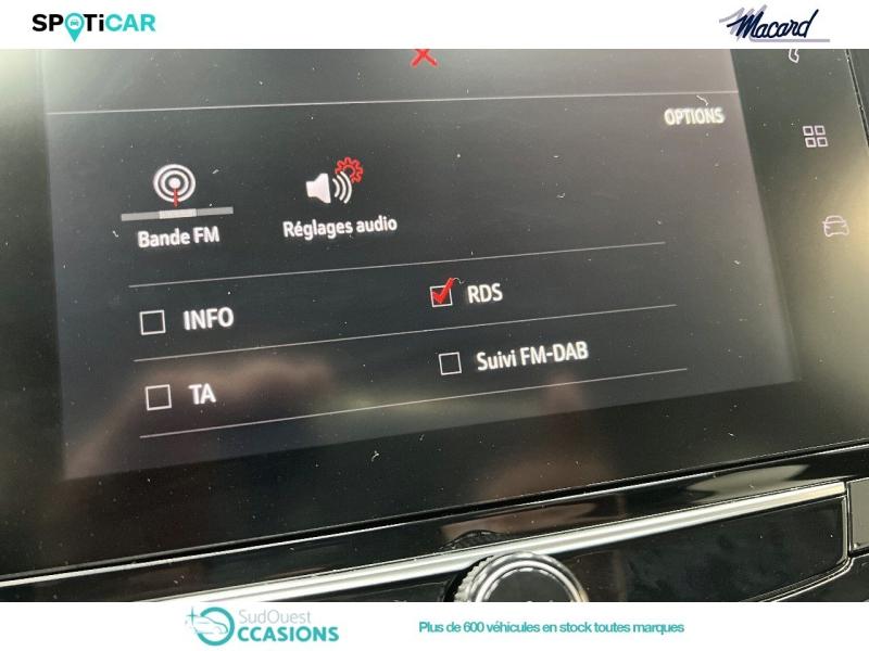 Photo 27 de l'offre de Opel Corsa 1.5 D 100ch Edition à 19 780 € chez SudOuest Occasions