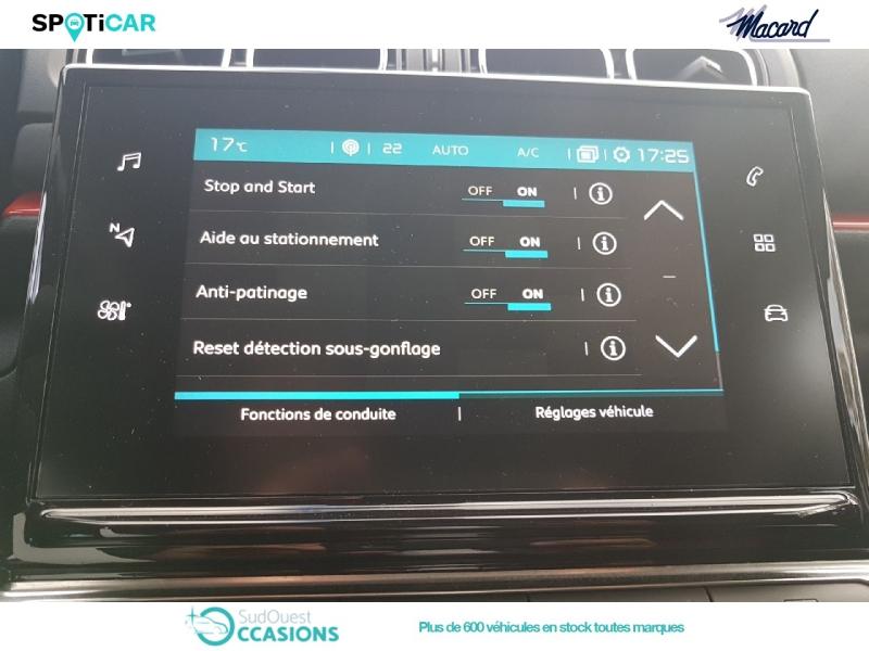 Photo 21 de l'offre de Citroën C3 PureTech 110ch Shine S&S E6.d 6cv à 15 990 € chez SudOuest Occasions