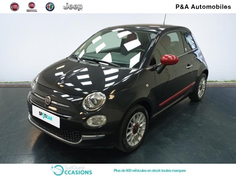 Photo 1 de l'offre de Fiat 500 1.2 8v 69ch Rosso Amore Edizione à 8 880 € chez SudOuest Occasions