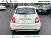 Photo 5 de l'offre de Fiat 500 1.0 70ch BSG S&S Lounge à 15 680 € chez SudOuest Occasions