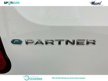 Photo 30 de l'offre de Peugeot Partner Standard 800kg 100 kW Batterie 50 kWh Premium à 37 590 € chez SudOuest Occasions