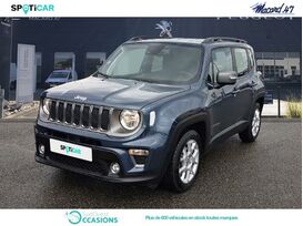 Vente de Jeep Renegade 1.3 GSE T4 150ch Limited BVR6 à 23 490 € chez SudOuest Occasions